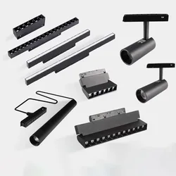 Magnetic Track Light Design Ceiling Rail Ceiling  Spotlight System For Indoor Living Room Without Main Lamp Lighting DC48V