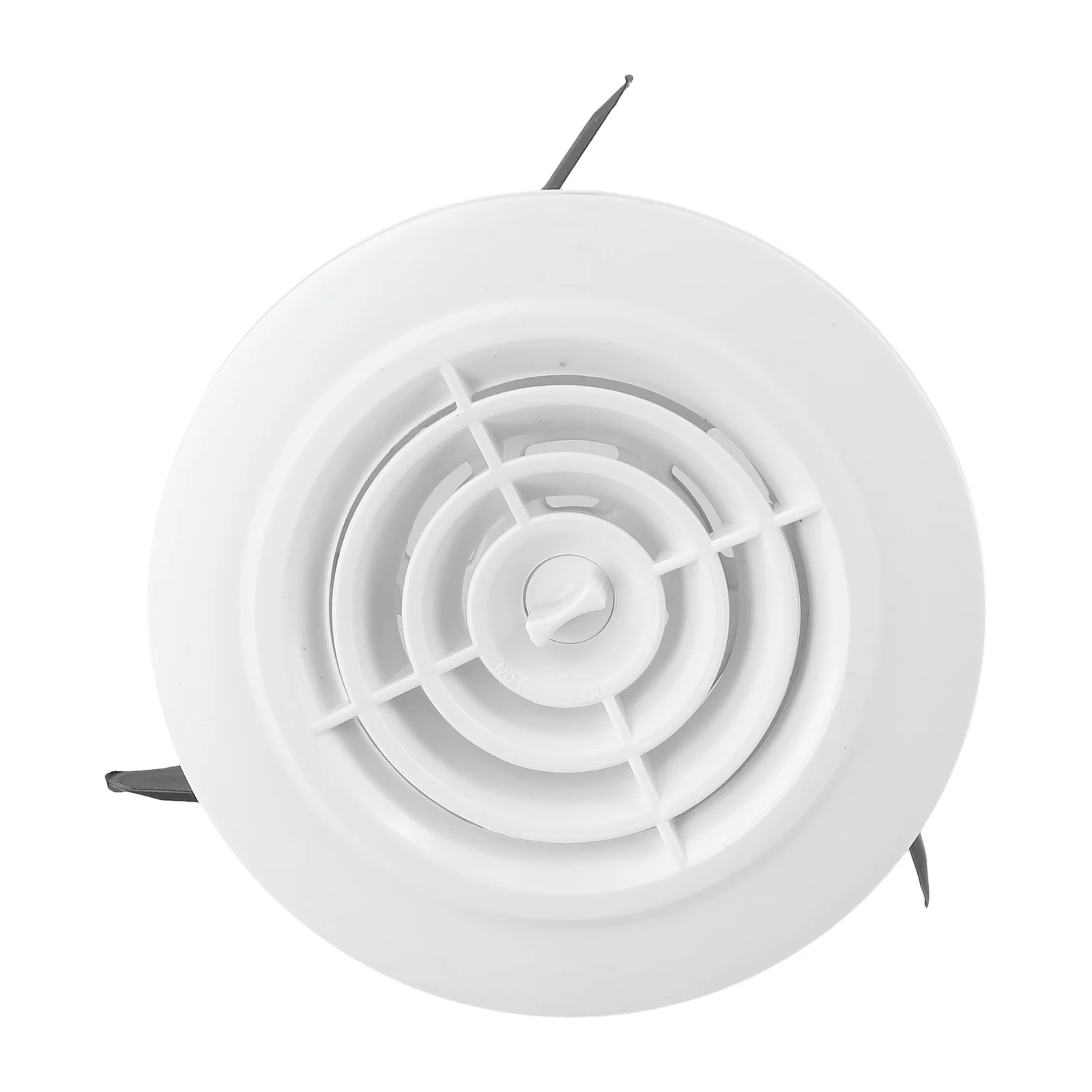 75-200mm Round Adjustable Wall Interior Vent ABS Ventilation Grille Vent Cover Adjustable Air Volume Indoor Ventilation Grid
