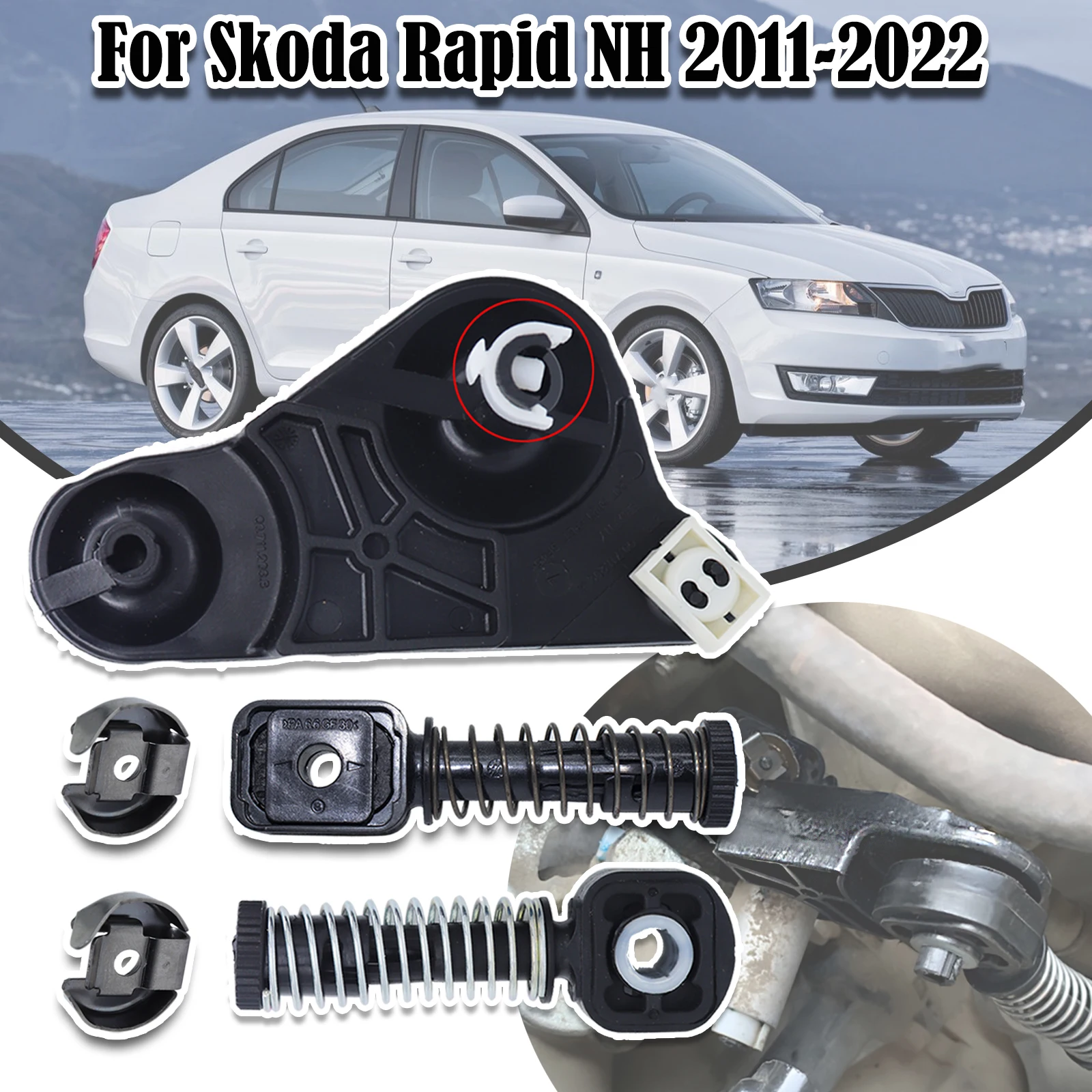 

For Skoda Rapid NH Shifter Linkage End Replace Roomster Relay Lever Bowden Cable Catch Lock Washer MT Selector 2011 2012 - 2022