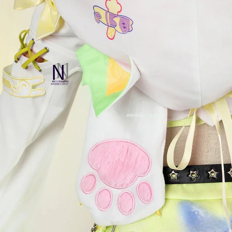 لعبة ناراكا: أزياء بليدبوينت فيريا شين التأثيرية، أزياء على شكل قلب، ملابس أنيمي للنساء، مجموعة حفلات الهالوين، كرنفال لطيف