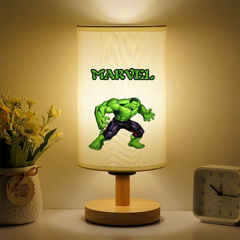 The Avengers Hulk cartoon bedroom decoration small table lamp soft light personality night light holiday gift Peripheral Movies