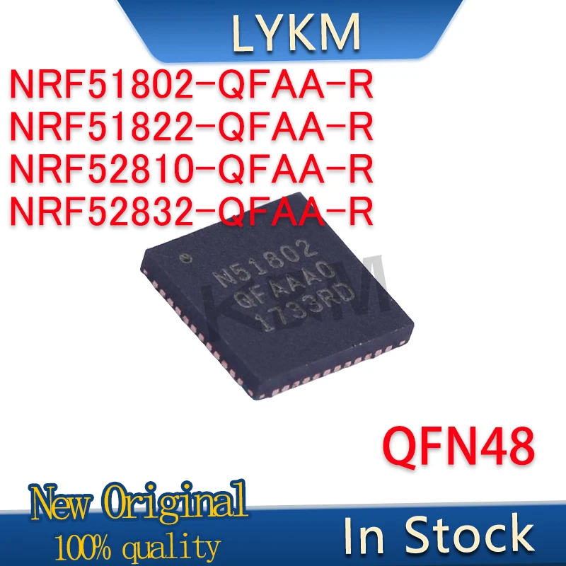 2/PCS New Original NRF51802-QFAA-R NRF51802 NRF51822-QFAA-R NRF51822 NRF52810-QFAA-R NRF52810 NRF52832-QFAA-R NRF52832 In Stock