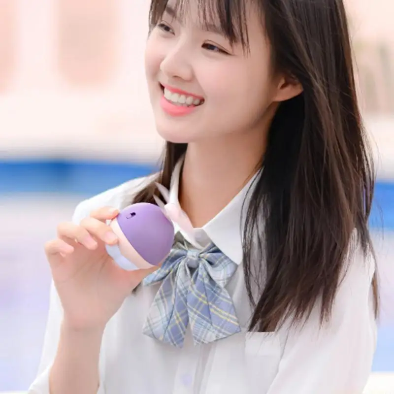 

D0AB Портативный мини-ручной подвесной вентилятор USB перезаряжаемый с ночником для путешествий на свежем воздухе, лагерей,