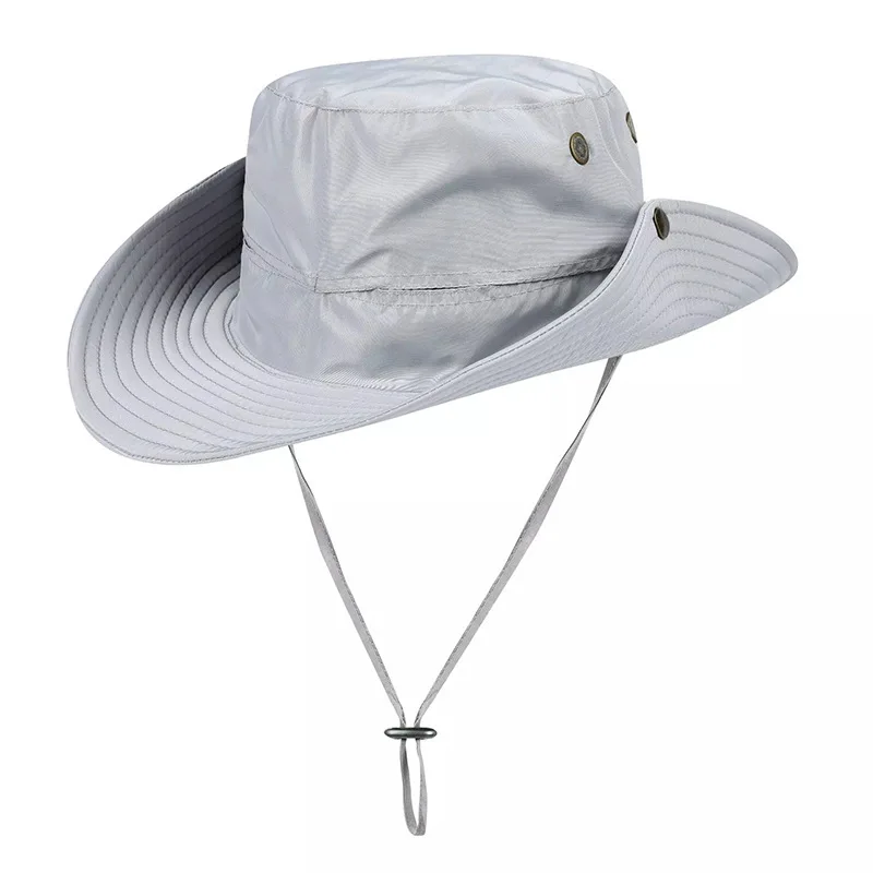 Outdoor Sun Hat Waterproof Fishing Hat Sun Protection Summer Boonie for Man and Women Foldable Bucket Cap for Hiking Quick Dry