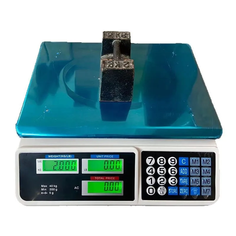 

Electronic table scale Precision table scale Fruit and vegetable selling scale 30kg/40kg