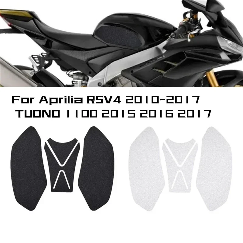 

Motorcycle Fuel Tank Pad Tank Pads Protector Stickers Decal Traction Pad For Aprilia RSV4 2010-2017 Tuono 1100 2015 2016 2017