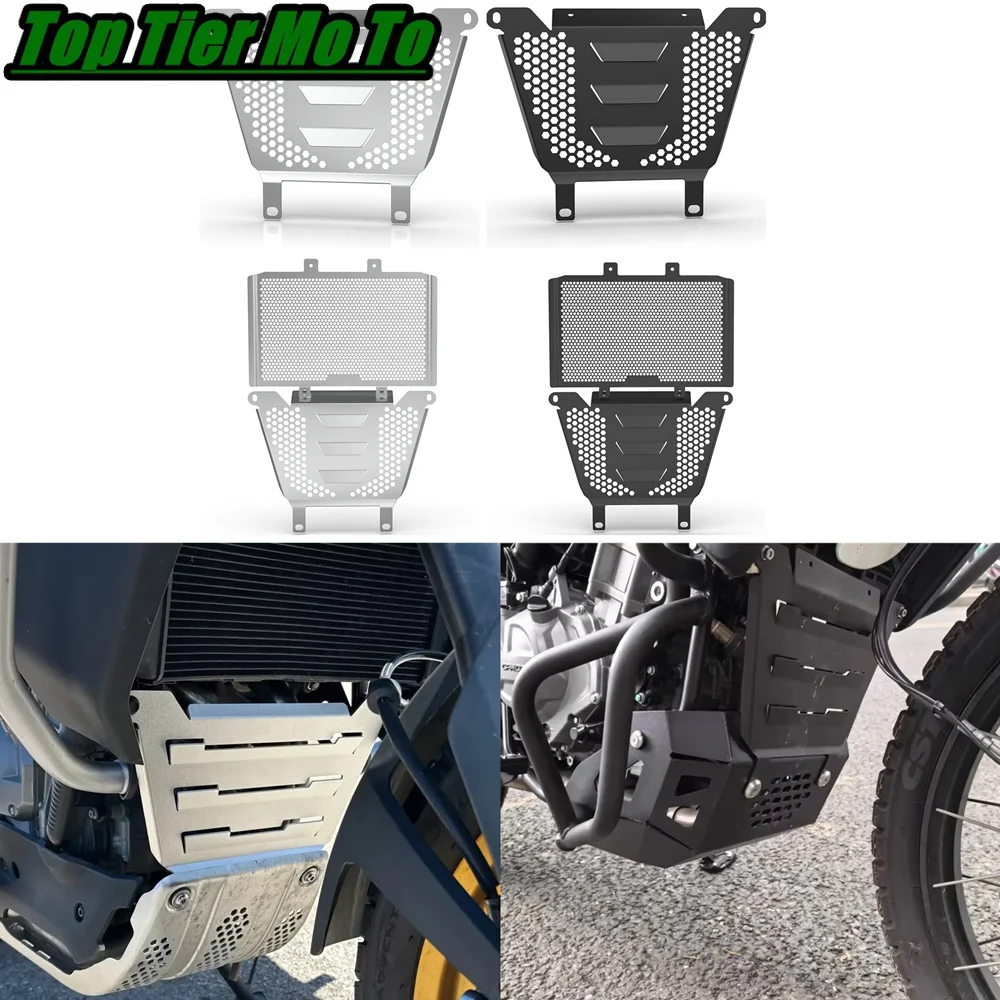 Accessoires moto : Protection de radiateur, plaque de protection moteur, protection contre la poussière et le sable pour CF-MOTO 450MT 2024-2026
