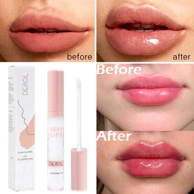 

Long Lasting Lip Augmentation Liquid Moisturizing Repairing Reduce Lip Line Increases Elasticity Lip Plumper Gloss Sexy Beauty