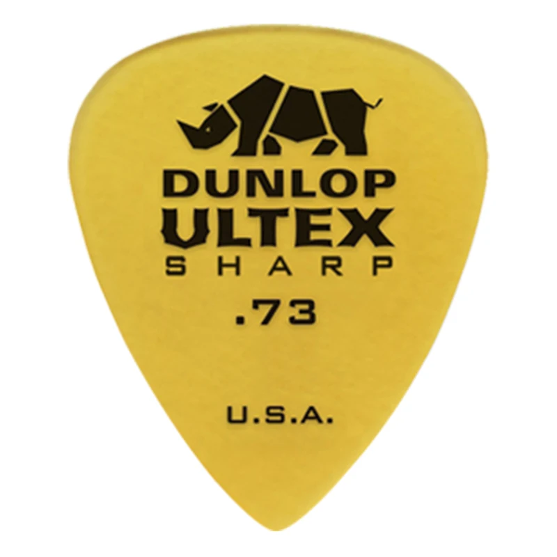 Dunlop Pick. Plectre pour salariés acoustique ou électrique, 433R bal inoceros SHARP corde alermaterial Épaisseur: 0.73/0.90/1.00/1.14/1.40/2.00mm.