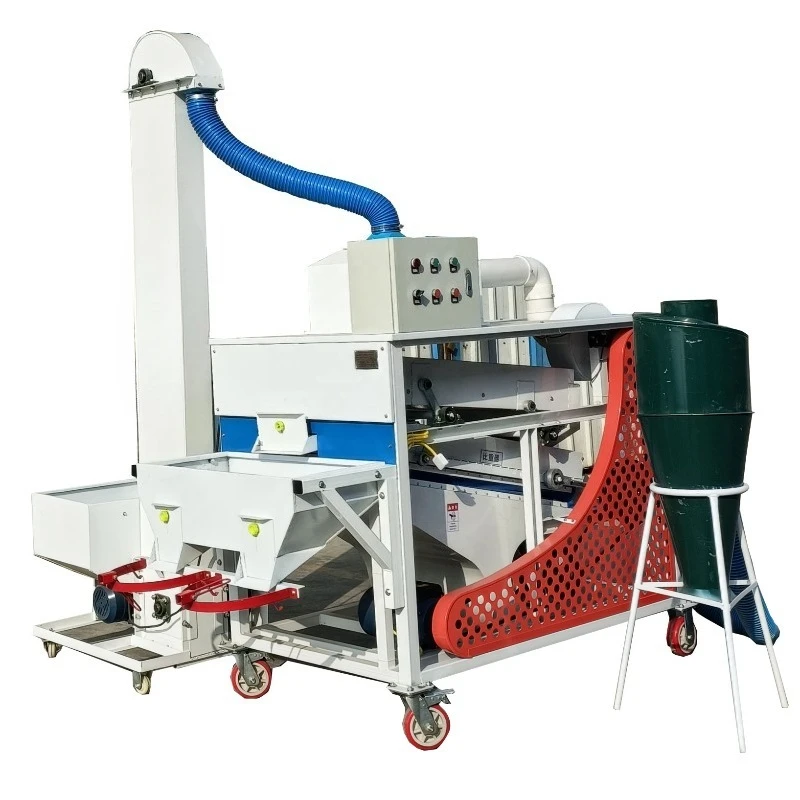 Multifunctional Automatic Agricultural Machine Wheat Corn Soybean Seed Sorting Grain Cleaning Grading Engine High Productivity