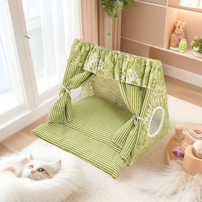Four Seasons Universal Removable Semi-closed Cat Nest Tent Small Dog Cat Dog Internet Celebrity Cute Pet Supplies