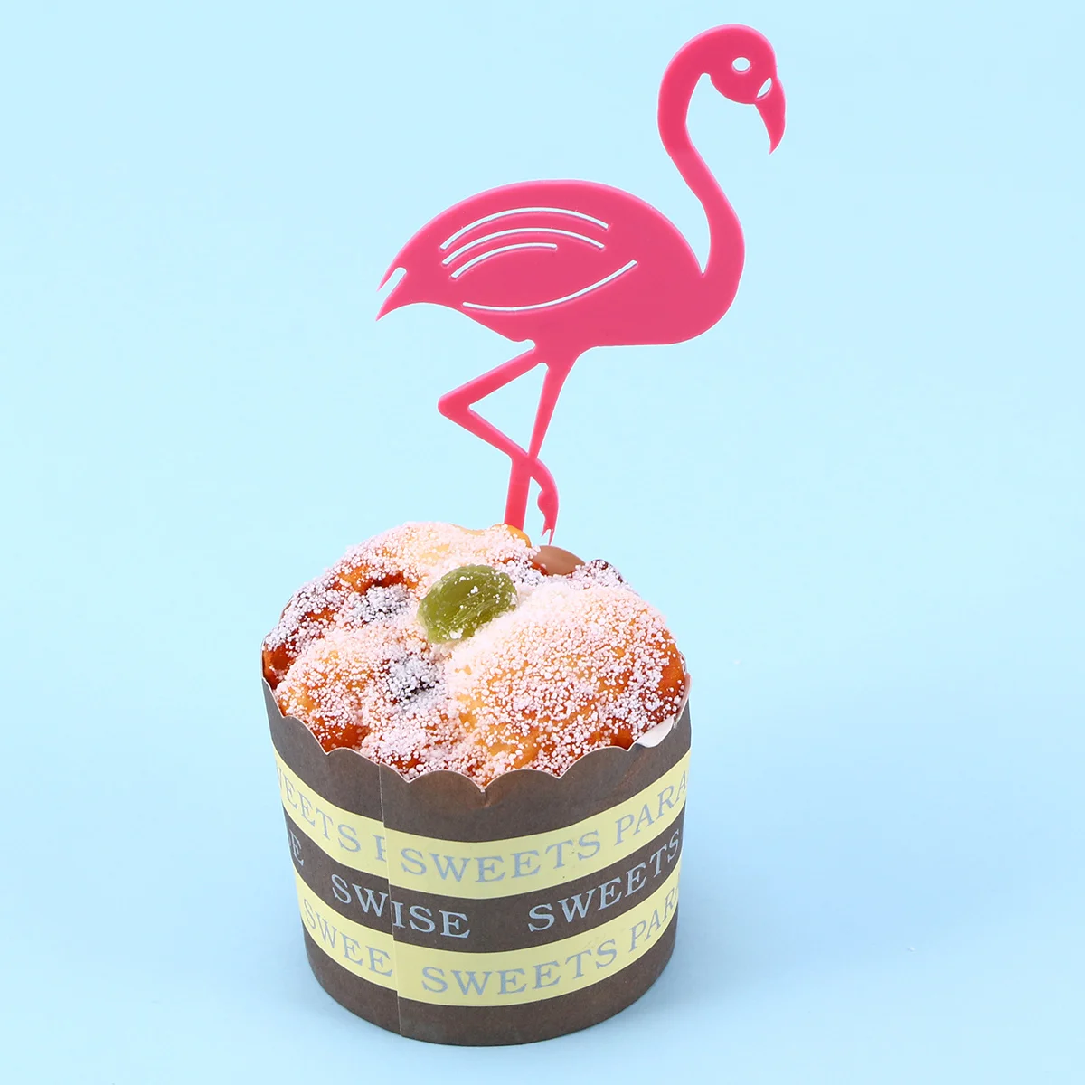 

2Pcs Flamingo Cake Decoration Picks Acrylic Creative Wedding Birthday Baby Shower Party Cupcake Toppers Cake Toppers