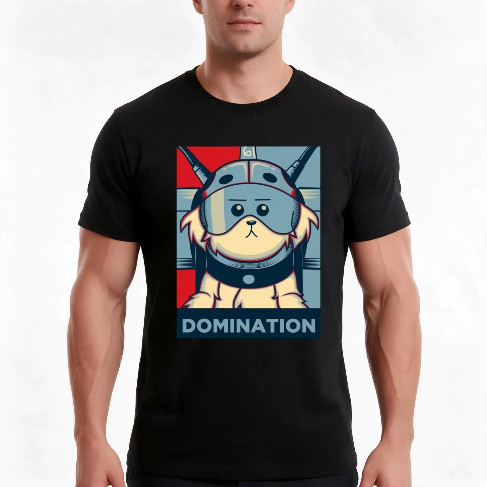 Domination T-Shirt Summer Casual Cotton Tee Oversized Streetwear Tops Vintage Graphic Print Loose Fit Short Sleeve