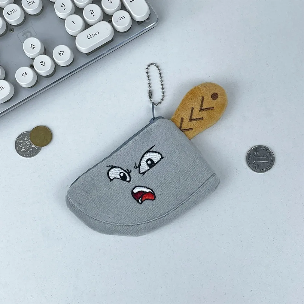 محفظة عملات معدنية جديدة من القطيفة حقيبة كابل لطيفة ومبتكرة للأطفال حزمة أحمر شفاه كرتونية