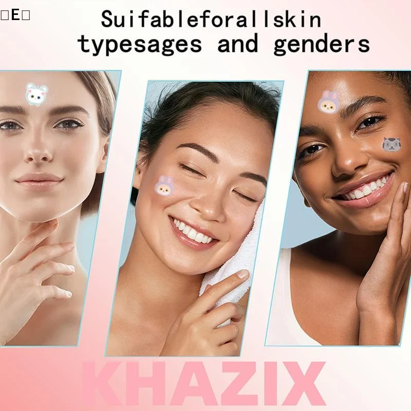 600 Pezzi Cerotti Anti-Acne a Forma di Gatto, Adesivi Colorati in Idrocolloide per Brufoli, Trattamento Anti-Acne, Cura della Pelle〔Winter5〕