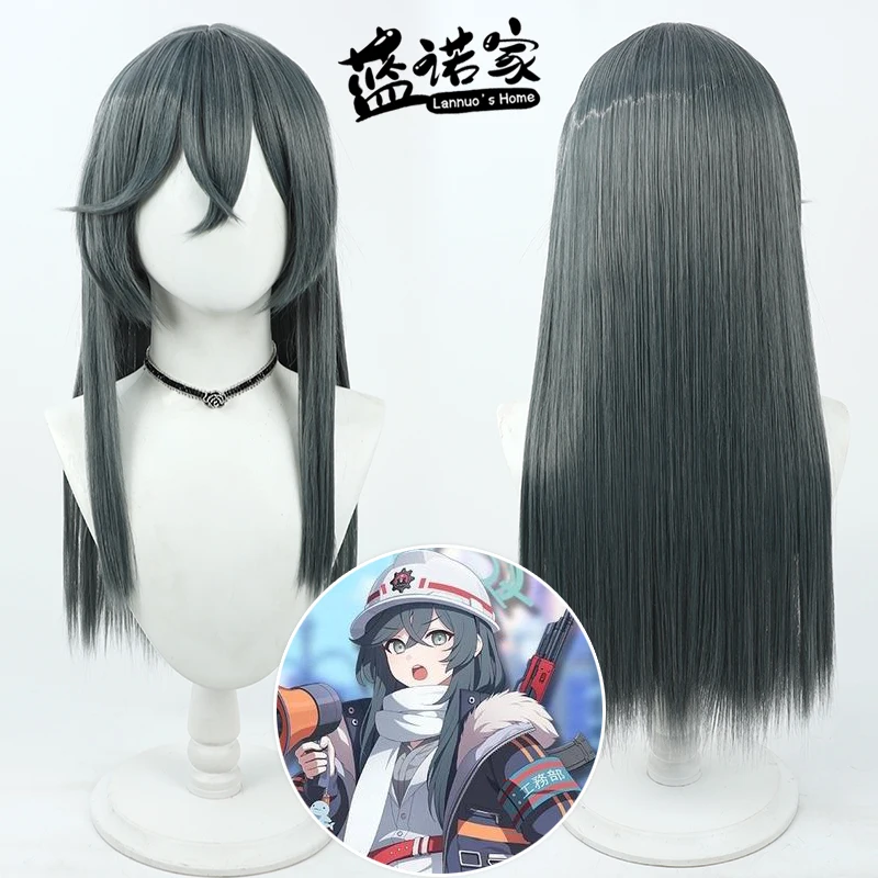 

Аниме Синий Архив Минори Ясумори Cos Косплей Парик Хэллоуин Карнавал Реквизит Для Вечеринки Синтетические Волосы Термостойкое Волокно + Кепка Для Парика