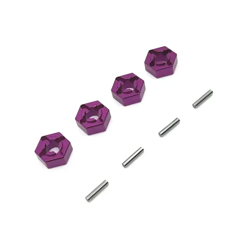 MJX JJRC 1:14 1:16 14301 14302 14303 Remote control car metal upgrade accessory 4pc aluminum alloy 12mm hexagonal connector
