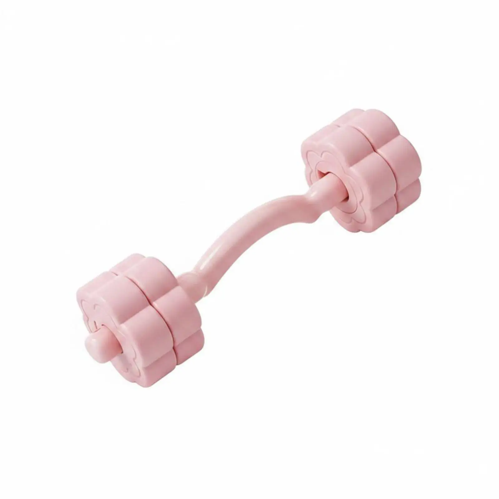 Facial Muscle Trainer Jawline Device for Cheek Firming Flower Shaped Dumbbell Design Portable ABS TPR Beauty Tool for Women