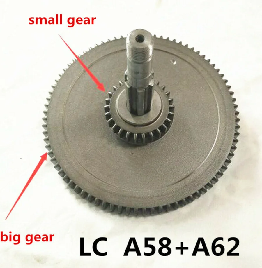 CNC Mill Part Milling Machine Spindle Bull Gear Assembly A58 A62 For Bridgeport Mill Tool