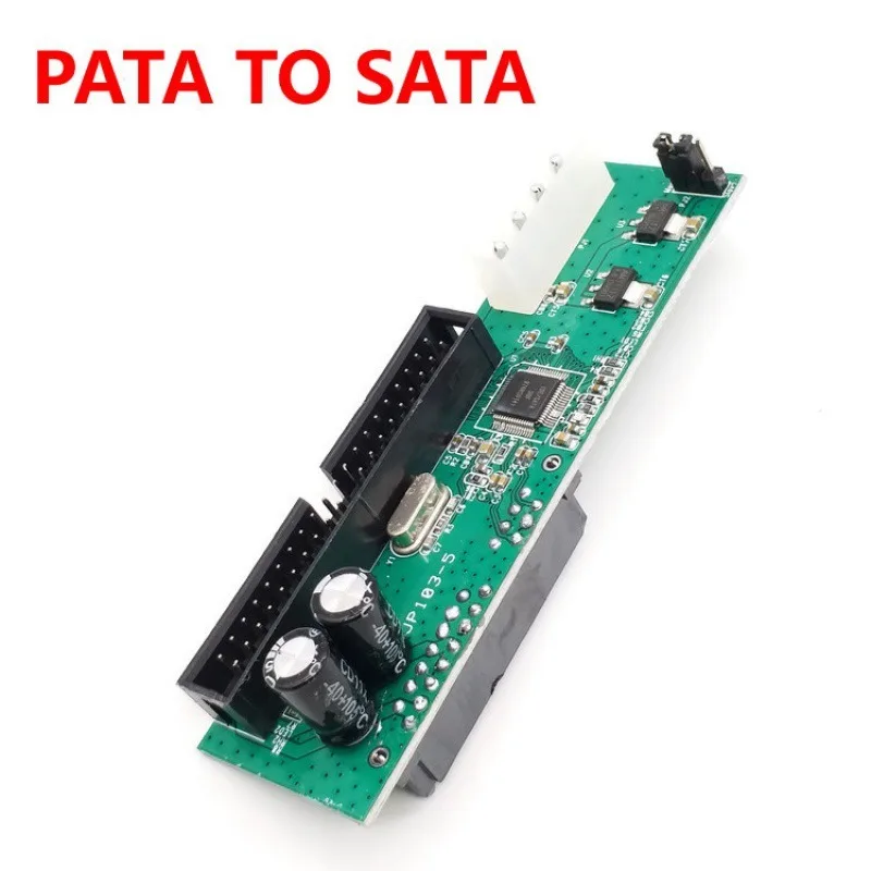 IDE to SATA Adapter Converter for 3.5 inch Hard Drive, JM20330 Chip, PATA 40pin to SATA, Support 2.5/3.5 HDD & Optical Drive