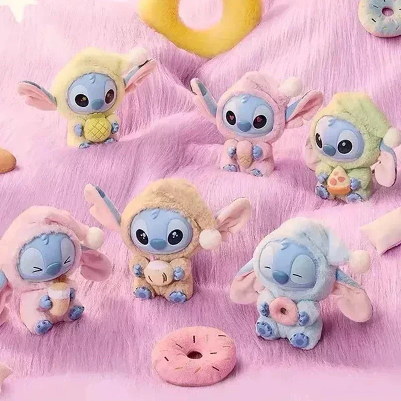 Oryginalny Disney Stitch Jeść Coś Przed, Spać, Seria, Blind Box Zawieszka Śliczne、 Lalki、 Zabawki Niespodzianki、 Chłopcy 、 i Dziewczynki、 Prezenty