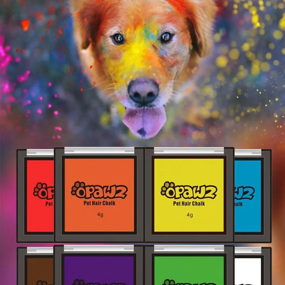 Pet Hair Dye Single Color Pet Blush Fast Dyeing Pet Supplies Hair Coloring Powder Pet Hair Dyeing Powder Pet Hair Colorant