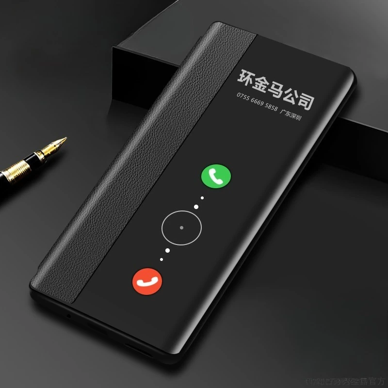 

Luxury Smart View Flip Cover Leather Phone Case for Huawei Mate 70 60 50 Pro+ Pura 70 P60 P50 P40 PRO Shockproof Phone Case