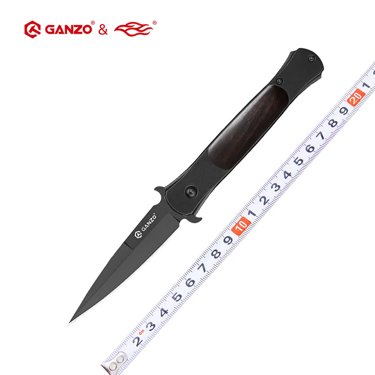 Ganzo G707b Faca Dobrável Sobrevivência Camping Ferramenta Edc Caça Bolso Tático Ferramenta ao ar Livre 440c Lâmina 58hrc