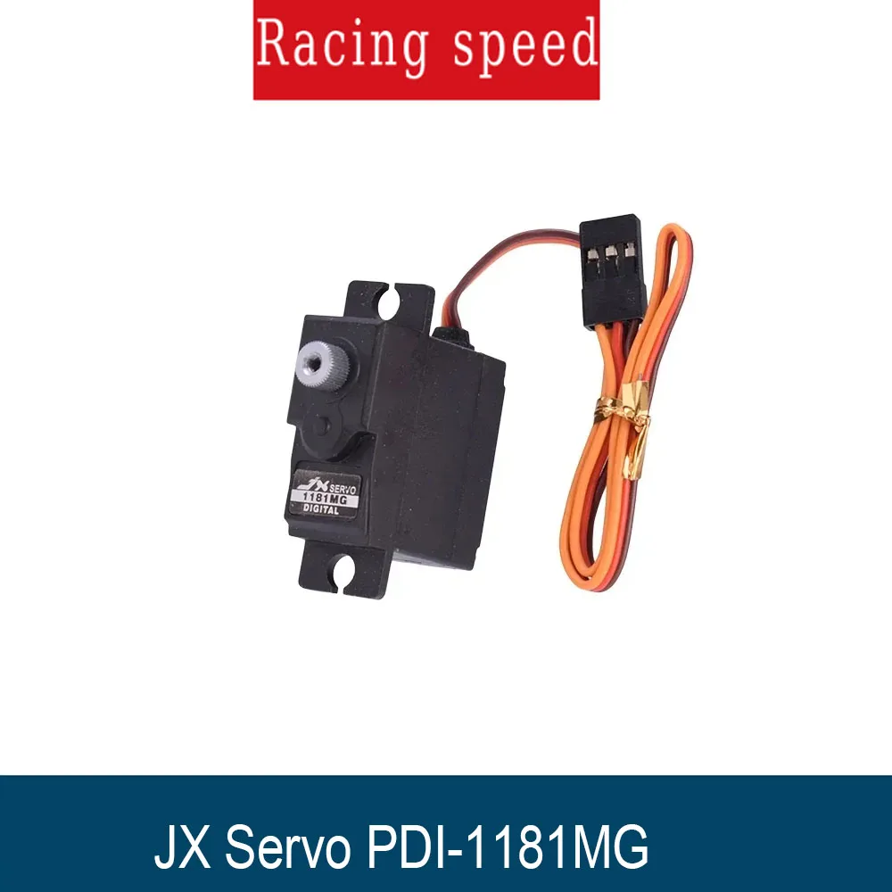 

JX Сервопривод PDI-1181MG 18 г 3,5 кг Цифровой сервопривод с металлической шестерней для WLtoys 144001 WPL RC Car B1/16 B24 C14 C24 Вертолет Самолет