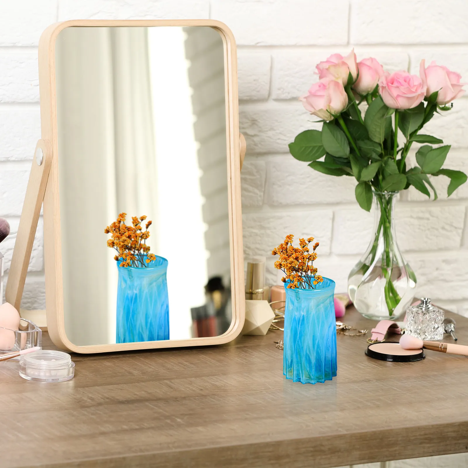1Pcs Silicone Vase Mold for Crystal Epoxy Resin DIY Crafts Versatile Mould for Flower Arrangement Container Desktop Adornment