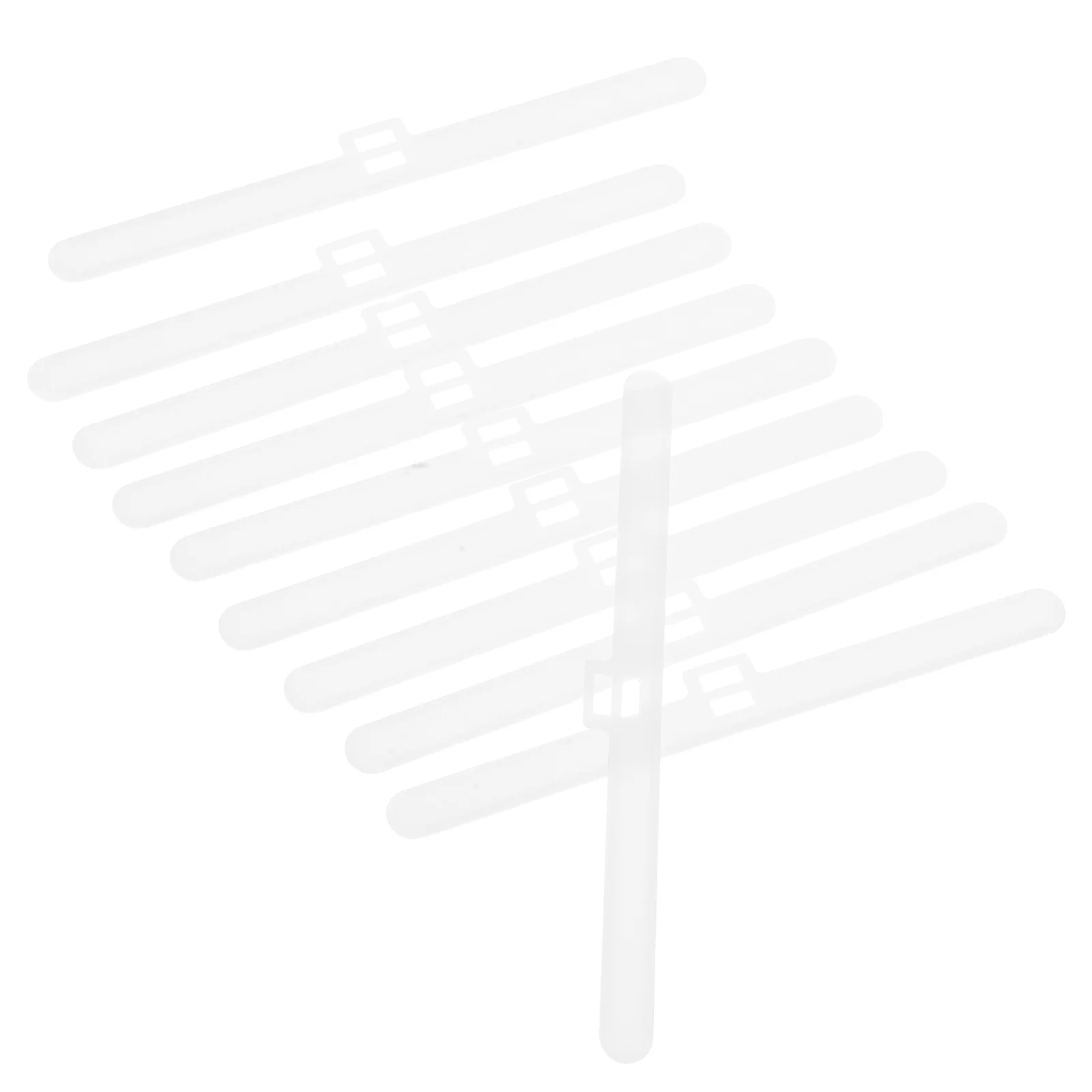 

10pcs Vertical Blind Replacement Slats Plastic Double Hole Hanging Clip For Vertical Window Blinds Curtain Accessories