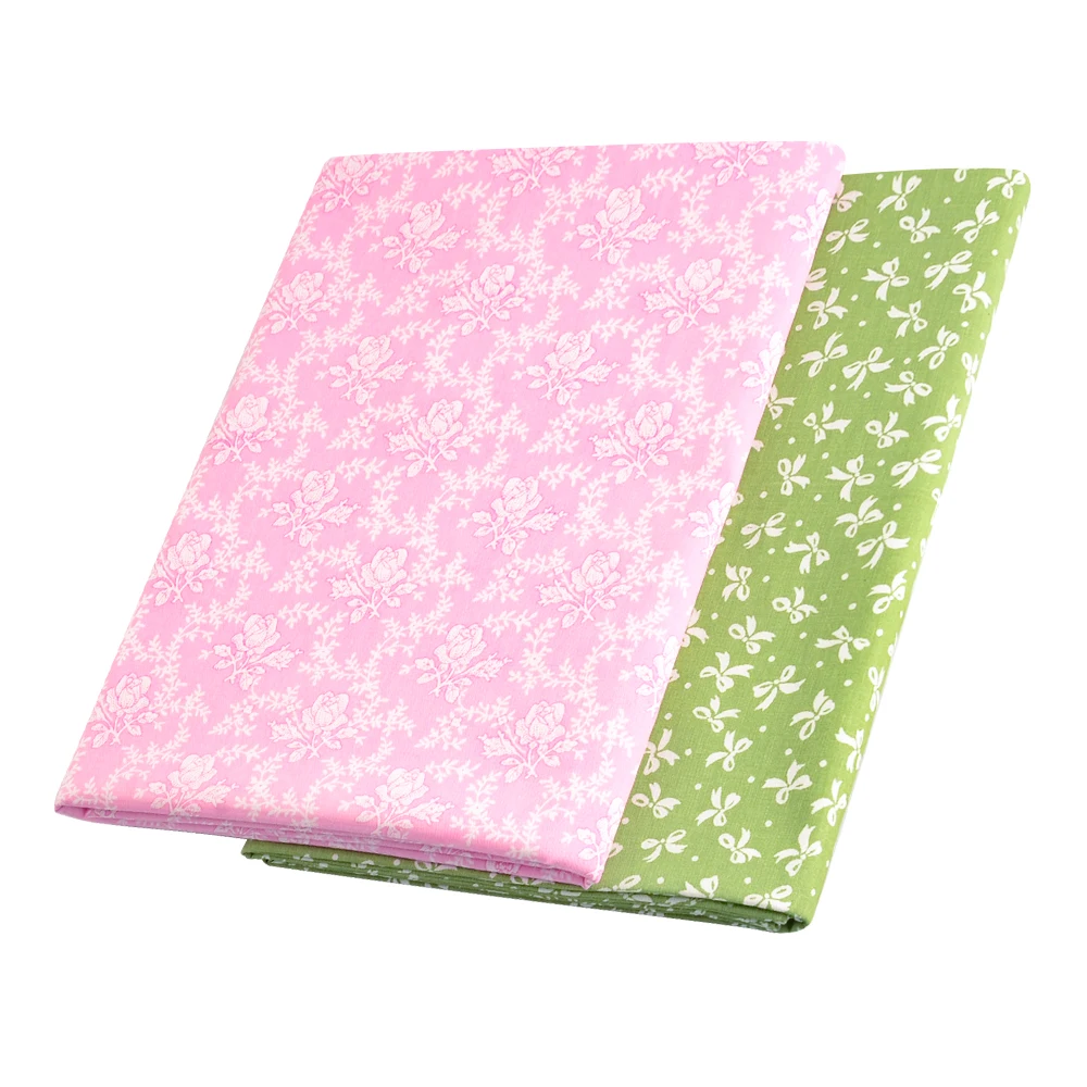 2 Teile/lose 40cm x 50cm Pre-cut Fett Viertel Schöne Bunte Qualität Gedruckt Baumwolle Stoffe Patchwork Quilten tuch für DIY Nähen – Detail 12