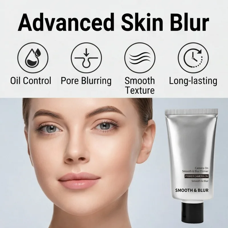 Makeup Primer for Face  Hydrating & Smoothing Pore Minimizer, Long-Lasting Foundation Base Prevents Caking for Flawless Look