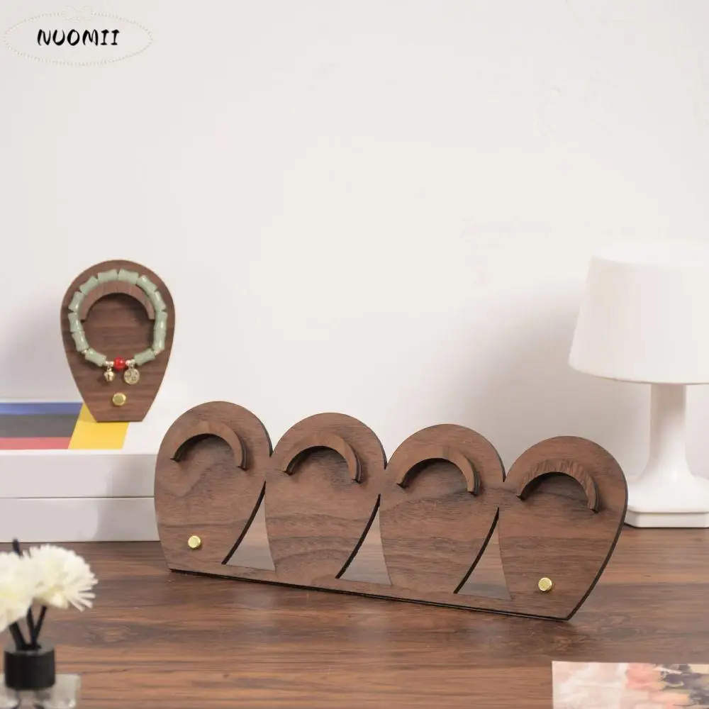 

Wood Bracelet Tray Organizer Hand Bangle Bracelet Display Rack Ornaments Storage Case Necklace Display Stand Jewelry Organizer
