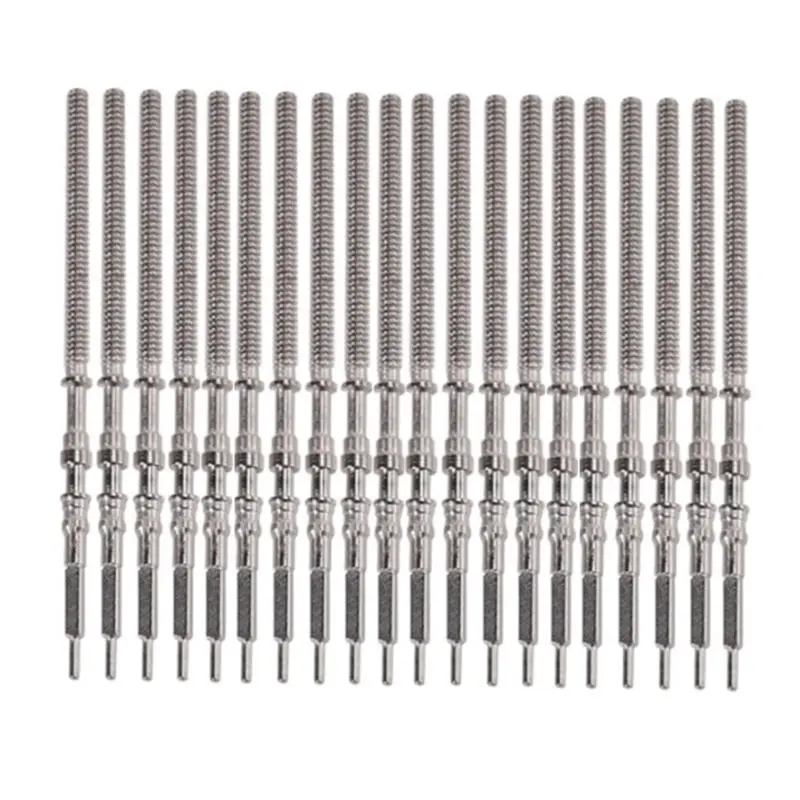 J1UL1N 20Piece Movement Watch Steel Stem Crown Kit Movement Watch Steel Stem NH35 NH36 NH38 NH39 Movement Watch Stem Spare Parts