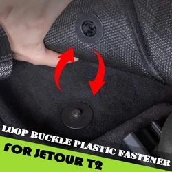 Foot Mat Wire Loop Buckle Plastic Fastener Fit for Jetour Traveller T2 2023 2024 2025 Modified Car Mat Buckle Car Accessories