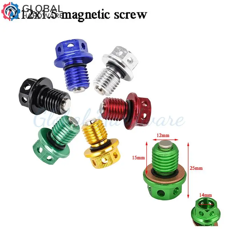 YZF-R3 YZF-R25 MT-03 MT-25 M12xP1.5 magnetic drain plug screw