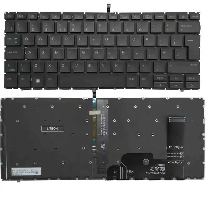 Keyboard for HP EliteBook 835 13 inch G9 HSN-I49C-3 and 845 14 inch G9