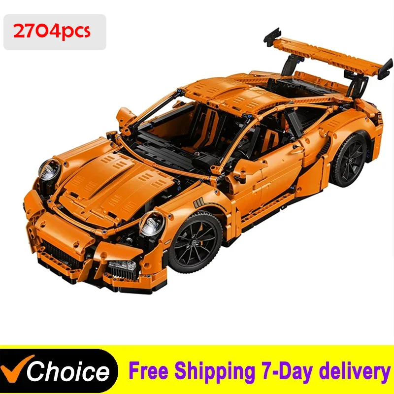 2704PCS Supercar Racing Car Vehicle Model Compatible 42056 Building Blocks DIY Kid Educational Toys Birthdays Gifts