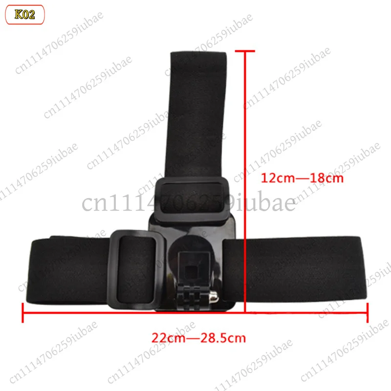 Adjustable Camera Head Strap Mount Kit for Action Cameras 13 12 11 10 9 8 X5 X4 6 5 Smartphone Holder Vlog Recording Accessories