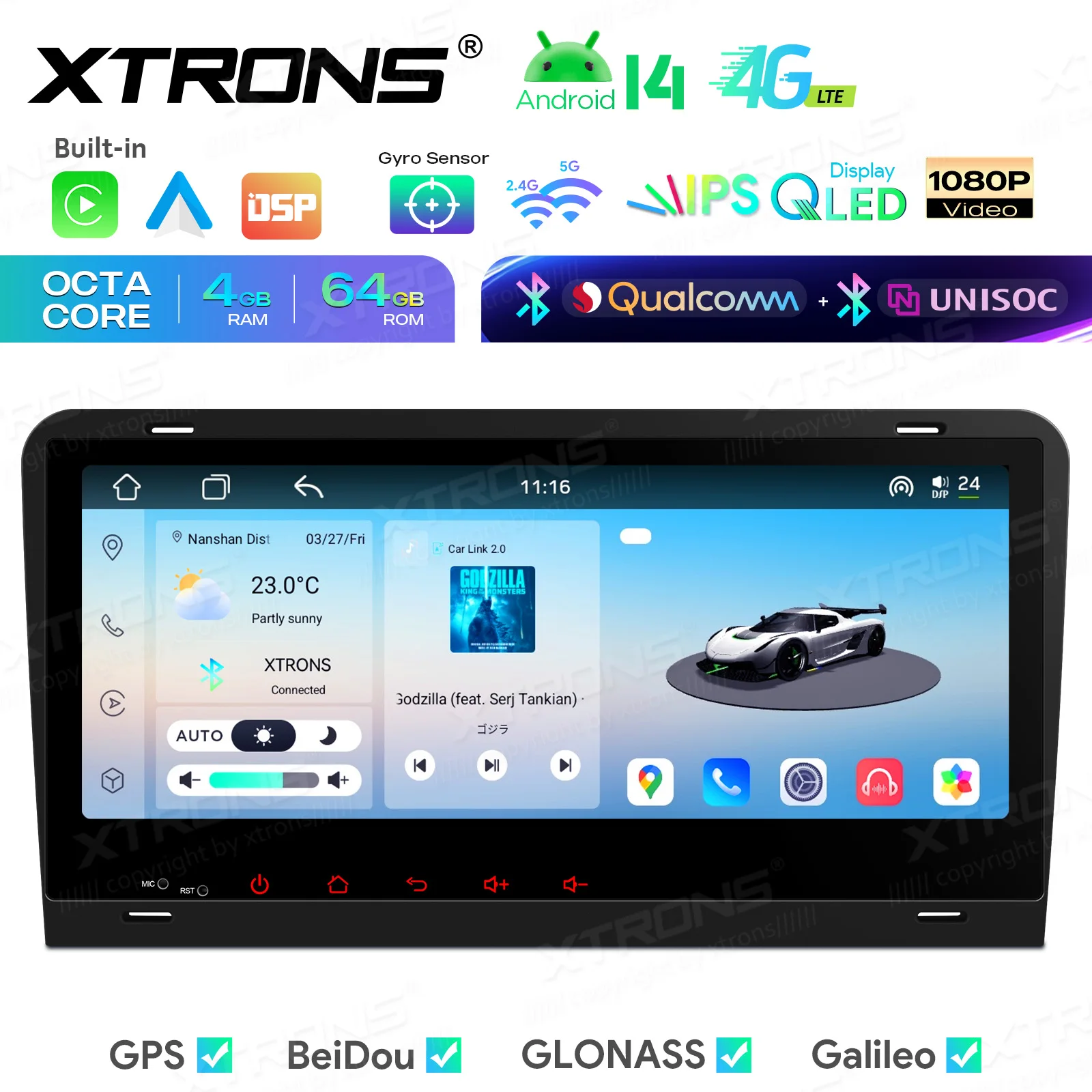 XTRONS 8.8