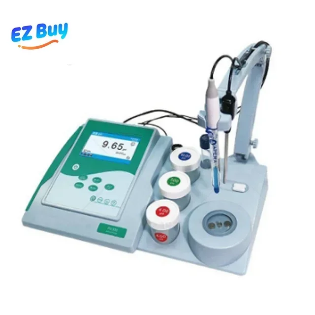 PC950 Benchtop pH/Conductivity Meter, Dual Parameter Electrochemical Instrument, Measures pH, Conductivity, TDS and Salinity