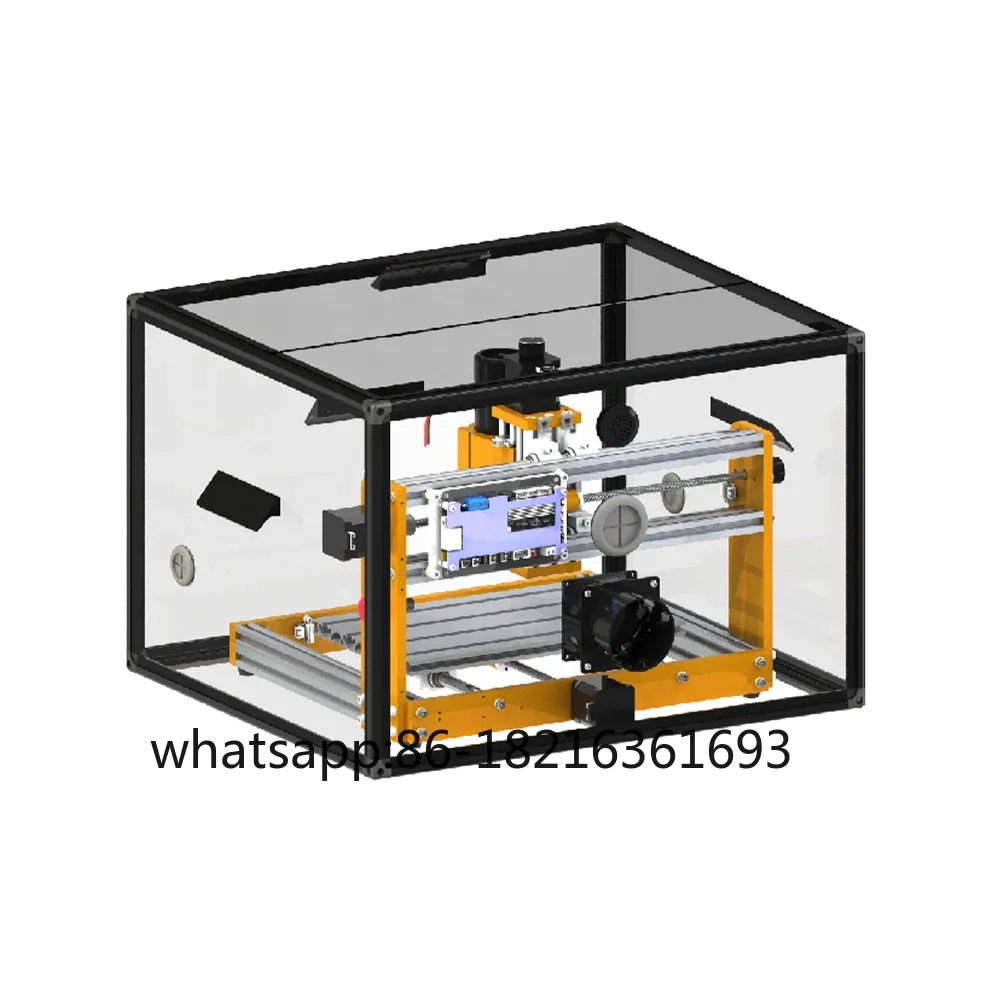 

CNC 3018 Pro Series Woodworking Machine Enclosure for Enhancing Protection Dustproof and Noise Reduction