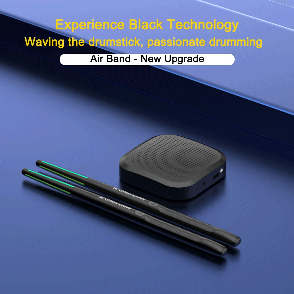 

Air Drum with Drumsticks Portable Virtual Reality Drum Kit Professional Smart Electronic Drum Set for Beginners Children Adults