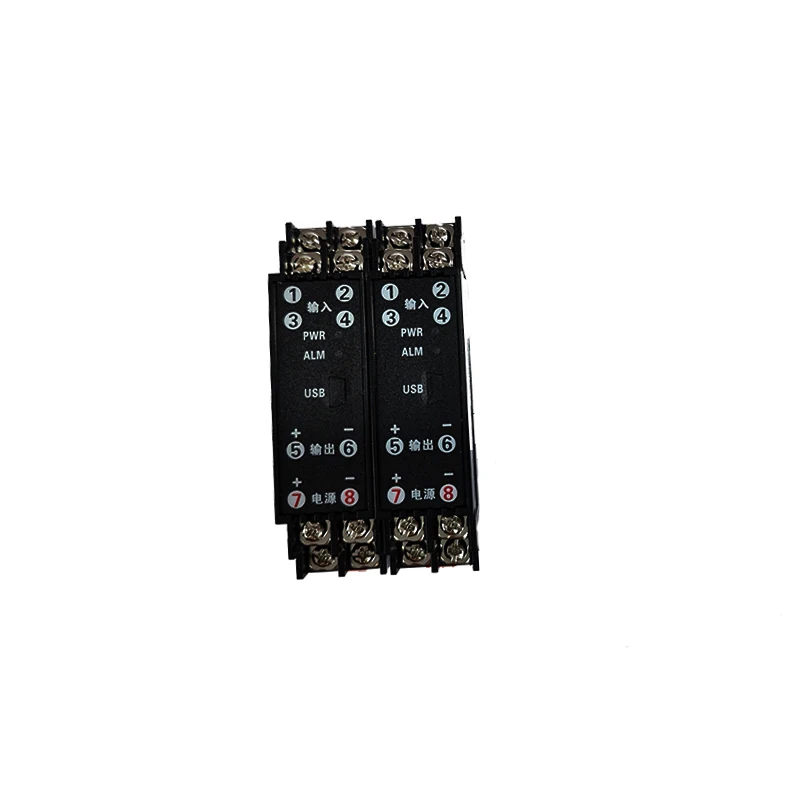 Temperature Converter Pt100 Pt1000 Input 4-20mA 0-10V 0-5V Thermal Resistance Temperature Transmitter Signal Isolator Converter