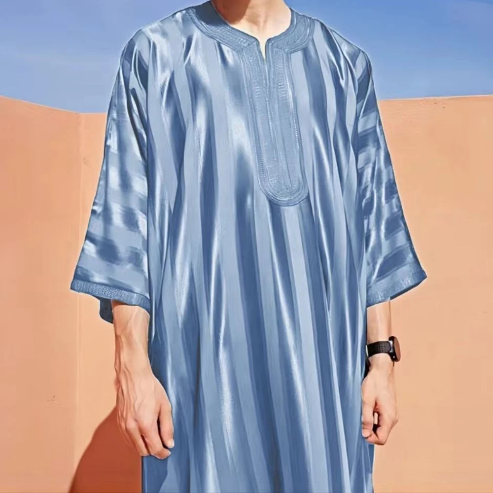 ملابس إسلامية للرجال الشرق الأوسط السعودية جوبا ثوب عباية إسلامية عباية رداء قفطان إسلامي فستان باكستان عربي #6