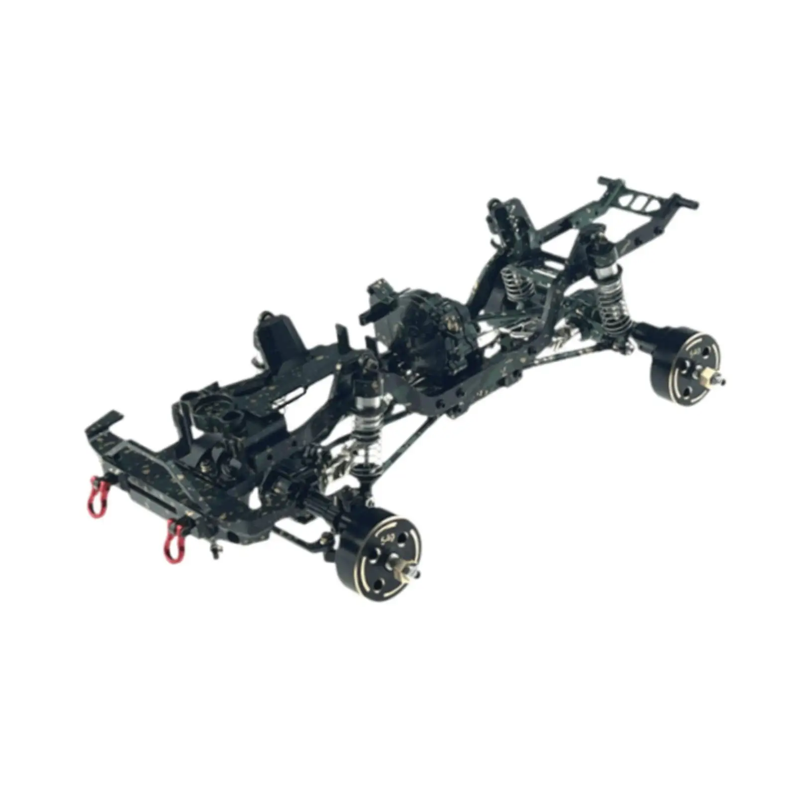 1:18 Metal Chassis Frame Easy to Install Professional Metal with Wheels