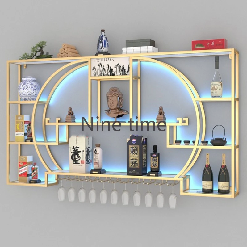 Storage Column Cabinet Minimalist Furniture Bar Modern Nightclub Wine Holder Showcase Drink Beverage Coffe Organizer Vinegar