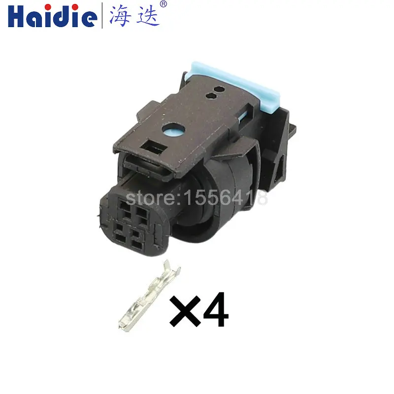 1-20 Sets 4 Pin 0.6 Series 1718109-1/3C0973704 Miniature Unsealed Connector Car External Handle Inductor Doorknob Cable Socket