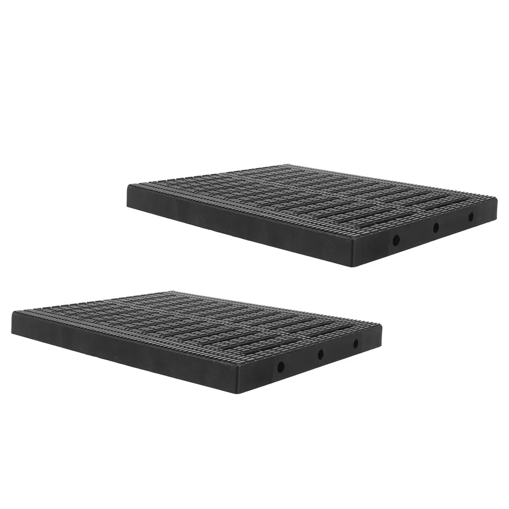 

2pcs Black 25x30x2.5cm Kitchen Trench Cover Durable Drainage Grate Sewer Accessory City Trench Replacement Manhole Mesh Outdoor